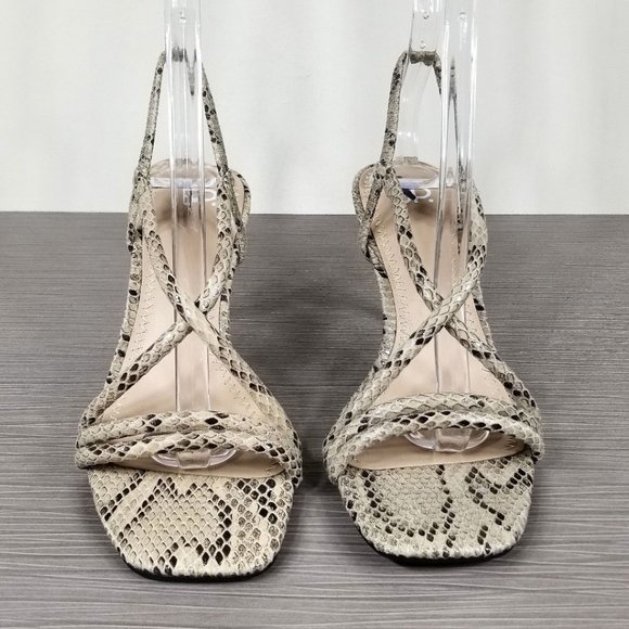 BP. Billy Strappy Sandal, Snake Print Size 6M - Picture 2 of 11